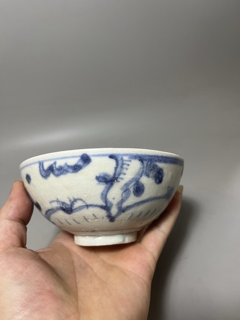 古玩陶瓷明代高官厚祿青花碗拍賣,當前價格0元