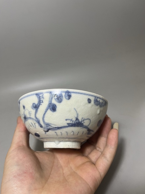 古玩陶瓷明代高官厚祿青花碗拍賣,當前價格0元