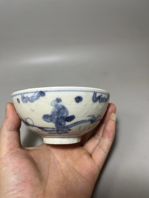 古玩陶瓷明代高官厚祿青花碗拍賣,當前價格0元