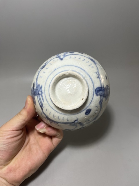 古玩陶瓷明代高官厚祿青花碗拍賣,當前價格0元