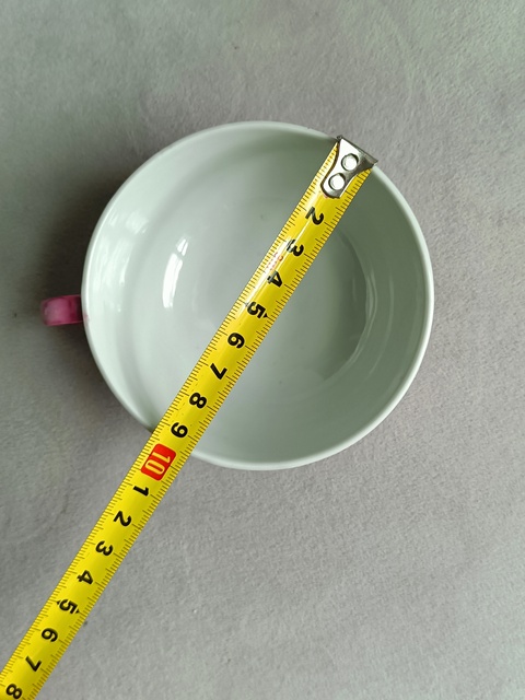 古玩陶瓷胭脂紅匝道雙龍戲珠紋手把杯拍賣，當前價格399元