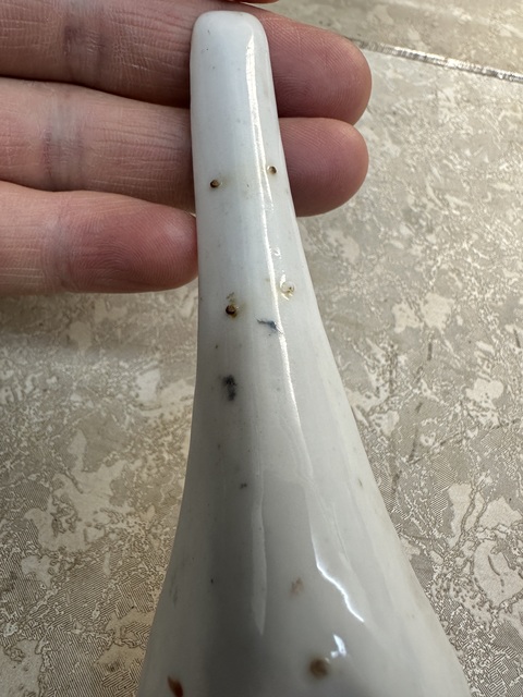 古玩陶瓷清晚期廣彩人物勺子拍賣，當前價格130元