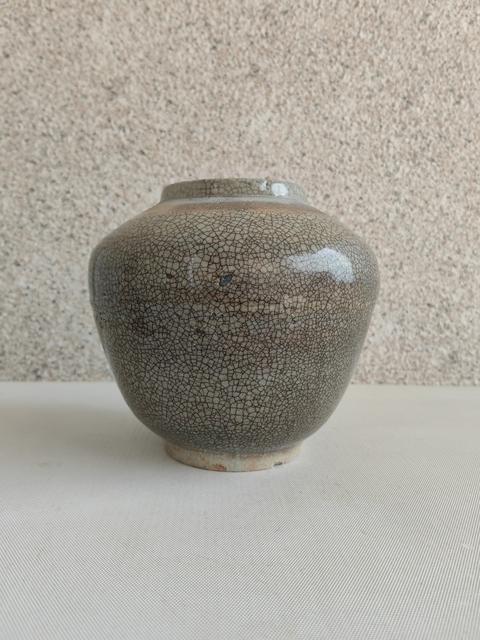 古玩陶瓷哥釉罐拍賣，當前價格850元