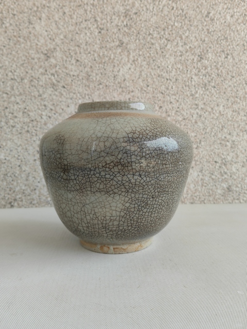 古玩陶瓷哥釉罐拍賣，當前價格850元