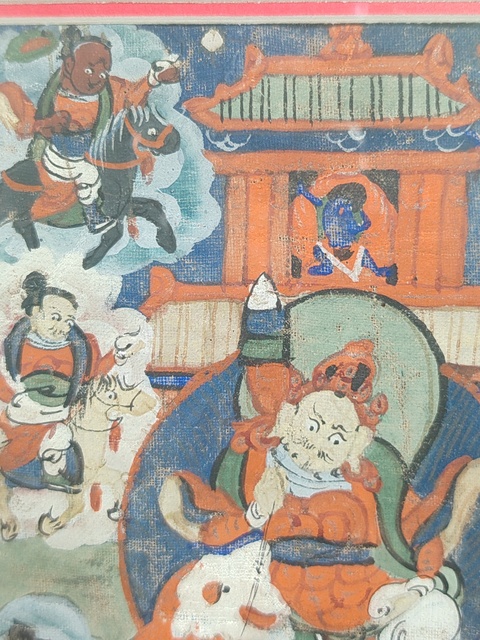 古玩雜項清代唐卡拍賣,當前價格1688元