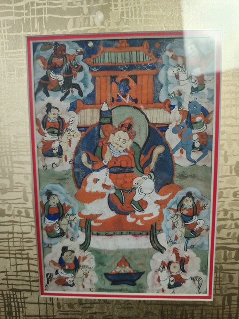 古玩雜項清代唐卡拍賣,當前價格1688元