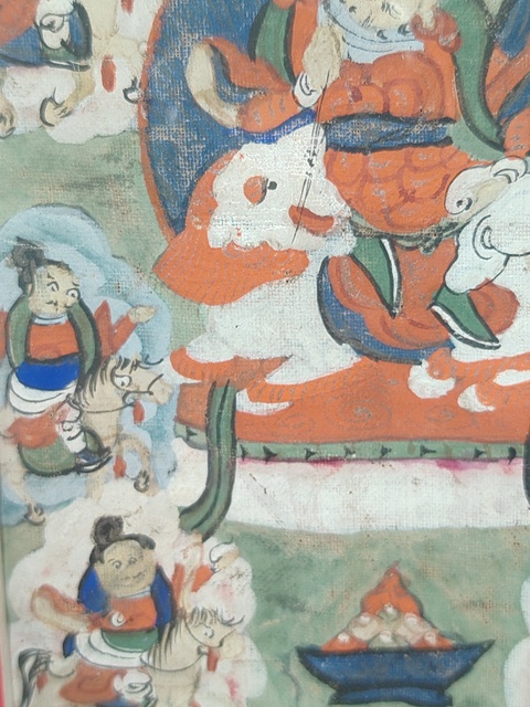 古玩雜項清代唐卡拍賣,當前價格1688元