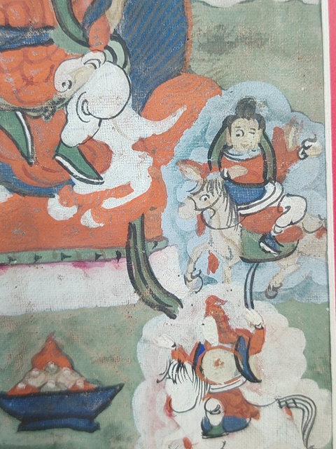 古玩雜項清代唐卡拍賣,當前價格1688元
