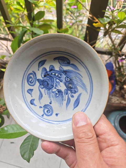 古玩陶瓷明中期青花小碟拍賣,當前價格1388元