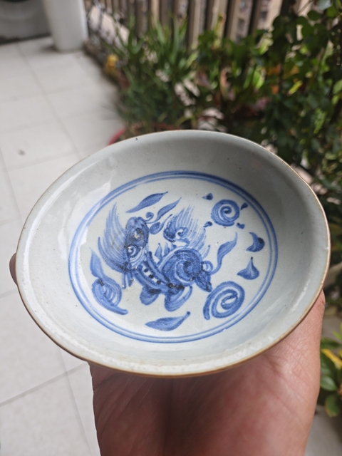 古玩陶瓷明中期青花小碟拍賣,當前價格1388元