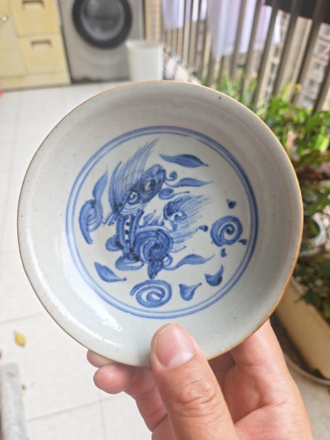 古玩陶瓷明中期青花小碟拍賣,當前價格1388元