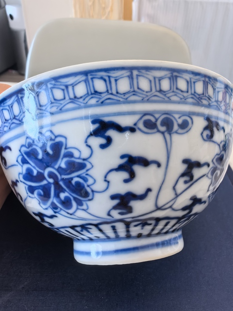 古玩陶瓷青花碗真品鑒賞圖