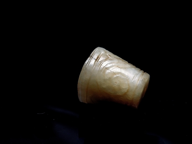 古玩玉器明代沁色和田玉勒拍賣,當前價格6500元