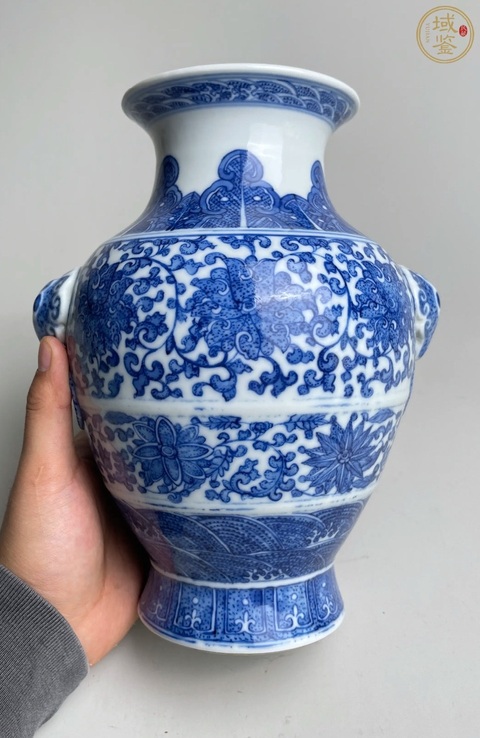 古玩陶瓷雙鋪首尊真品鑒賞圖