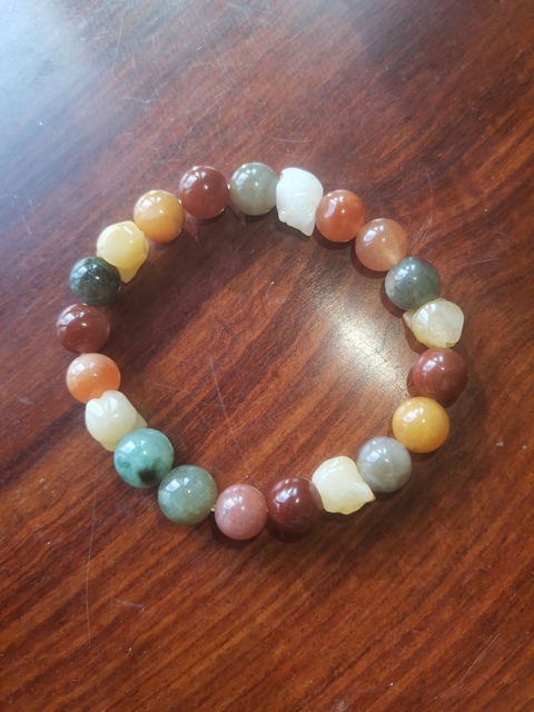 古玩玉器天然翡翠珠串拍賣,當前價格480元