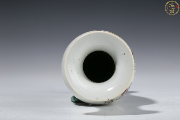 古玩陶瓷清光緒·粉彩人物故事紋觀音瓶真品鑒賞圖