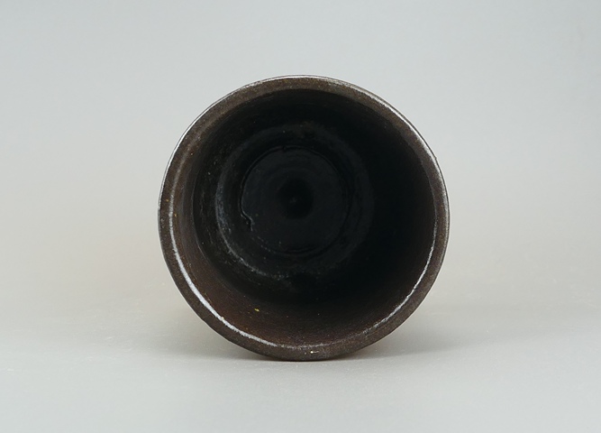 古玩陶瓷吉州窯系刻花筆筒真品鑒賞圖