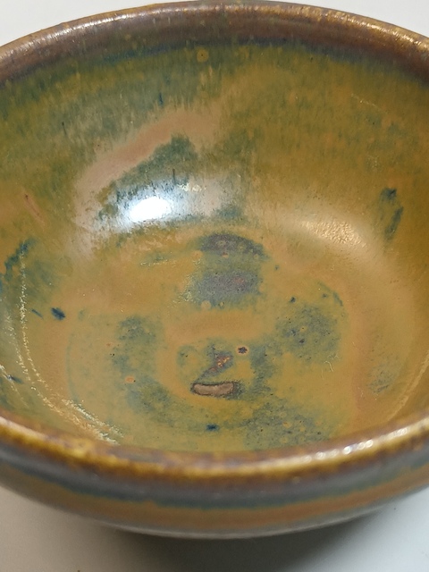 古玩陶瓷醬釉茶盞真品鑒賞圖