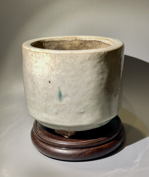 古玩陶瓷哥釉三足爐真品鑒賞圖