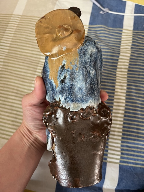 古玩陶瓷人物塑像真品鑒賞圖