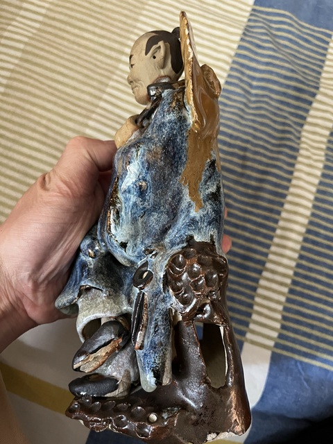 古玩陶瓷人物塑像真品鑒賞圖