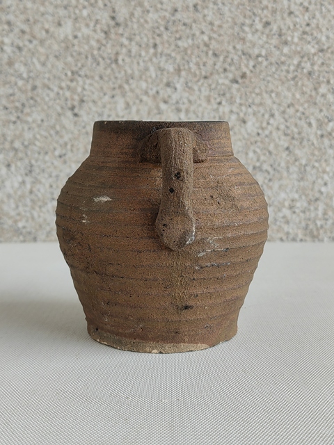 古玩陶瓷褐釉公道杯真品鑒賞圖