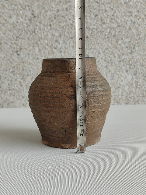 古玩陶瓷褐釉公道杯真品鑒賞圖