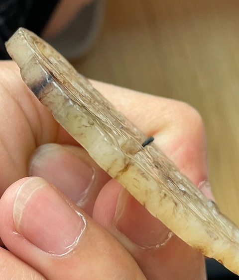 古玩玉器提油仿戰國“龍鳳玉佩”真品鑒賞圖
