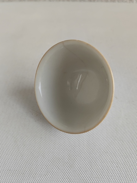 古玩陶瓷魚藻紋礬紅杯拍賣,當前價格220元