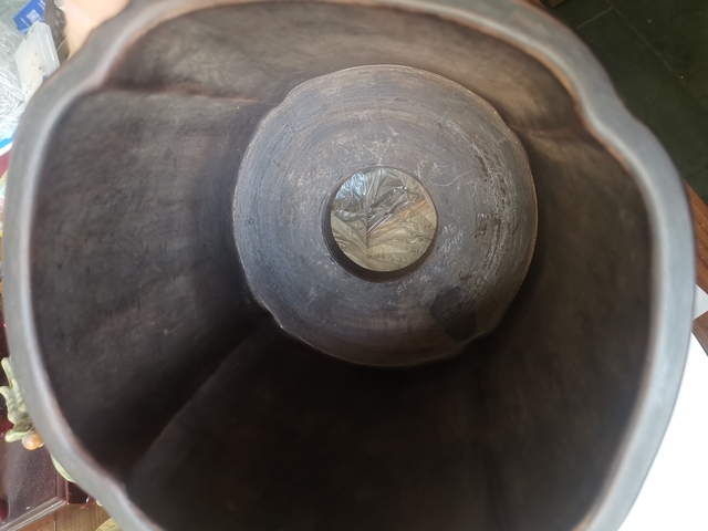 古玩雜項檀木博古紋飾大筆筒拍賣，當前價格2222元