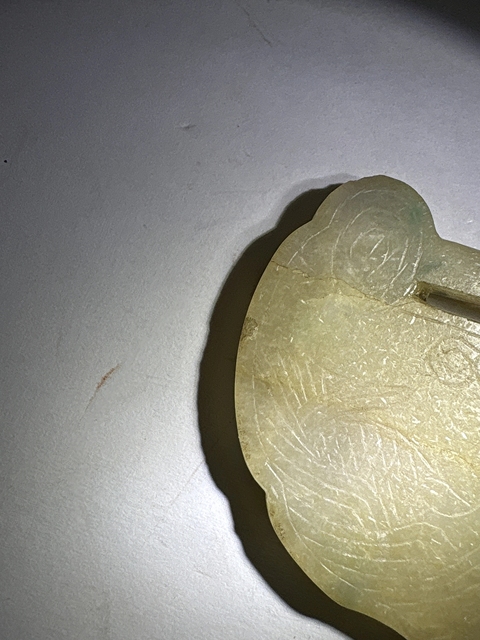 古玩玉器清.翡翠長命鎖拍賣,當前價格998元
