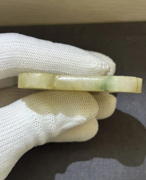 古玩玉器清.翡翠長命鎖拍賣,當前價格998元
