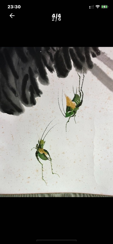 古玩字畫秋趣真品鑒賞圖