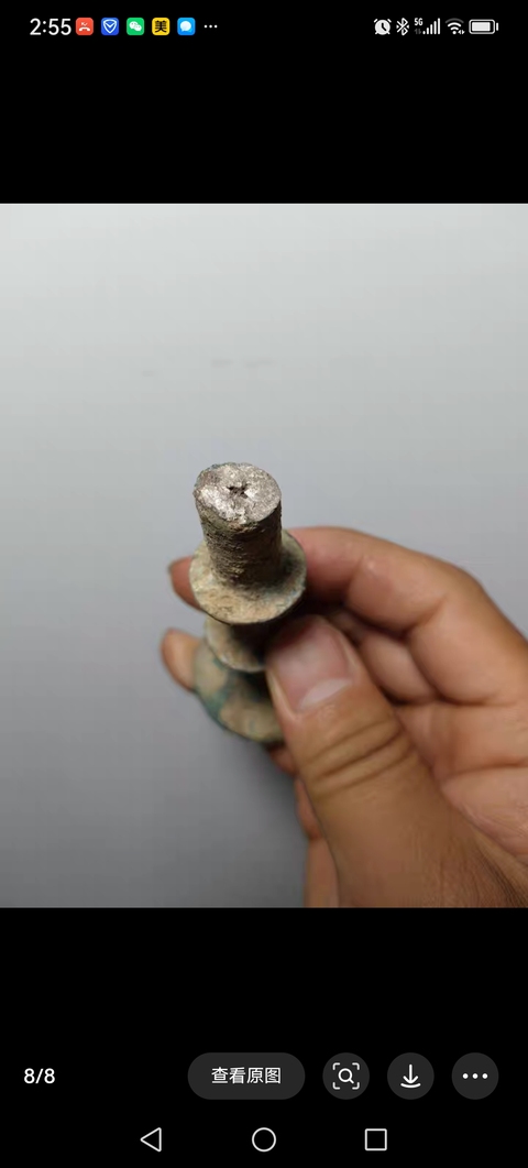 古玩銅器戰漢**劍柄拍賣,當前價格1980元
