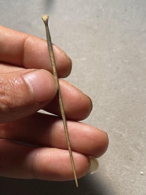 古玩銅器銅耳勺真品鑒賞圖