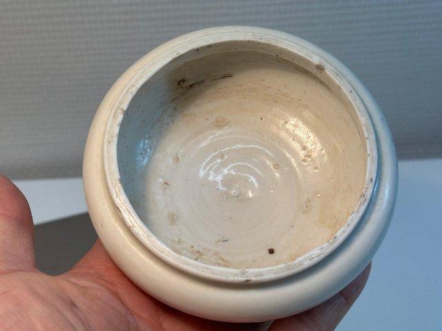 古玩陶瓷白釉洗真品鑒賞圖