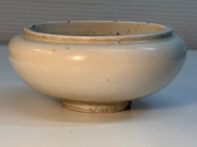 古玩陶瓷白釉洗真品鑒賞圖