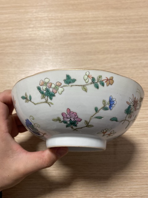 古玩陶瓷清道光 粉彩飛黃騰達(dá)花口碗拍賣(mài),當(dāng)前價(jià)格4570元