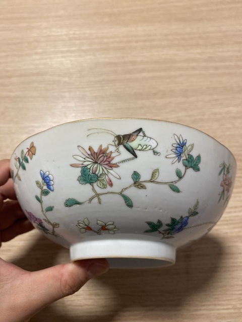 古玩陶瓷清道光 粉彩飛黃騰達(dá)花口碗拍賣(mài),當(dāng)前價(jià)格4570元