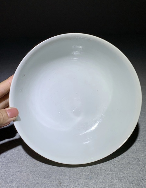 古玩陶瓷山水樓臺(tái)粉彩碗真品鑒賞圖