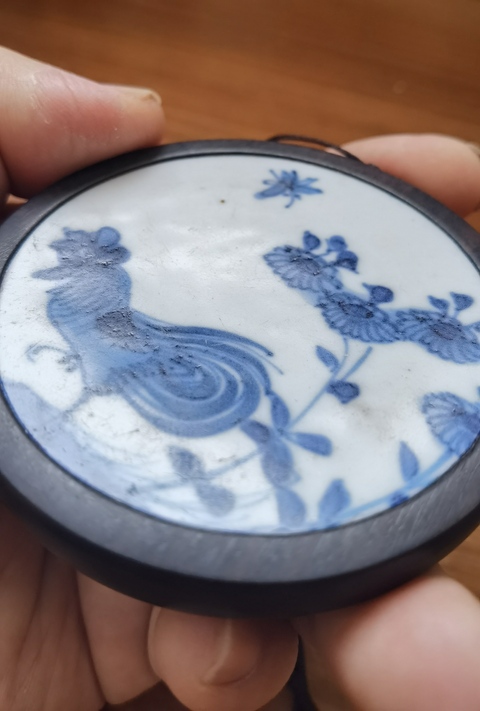 古玩陶瓷清早期青花瓷片真品鑒賞圖