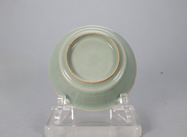 古玩陶瓷龍泉窯圓口洗真品鑒賞圖