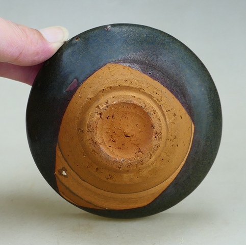 古玩陶瓷吉州窯茶葉末釉茶盞真品鑒賞圖