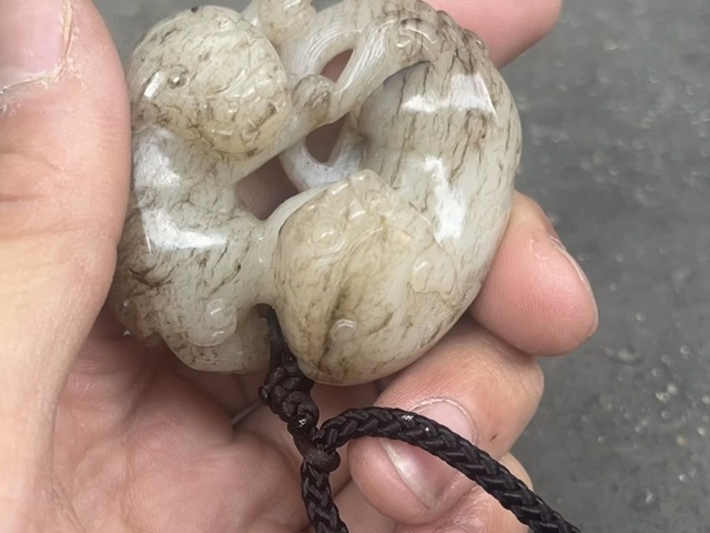 古玩玉器提油仿古“玉獸”真品鑒賞圖