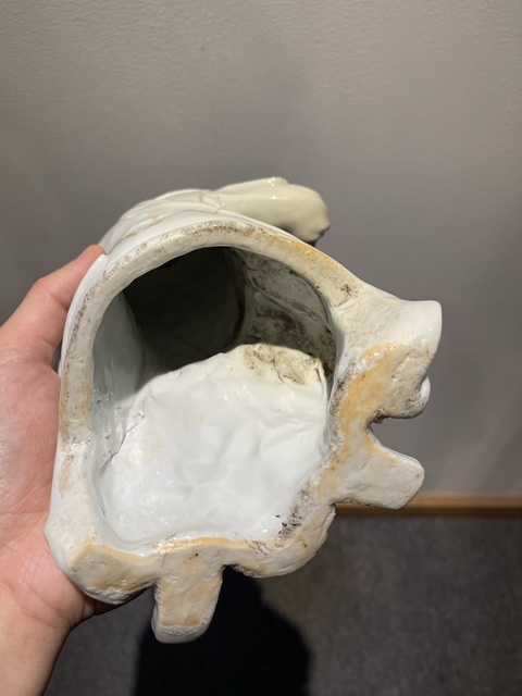 古玩陶瓷清代德化窯關公真品鑒賞圖