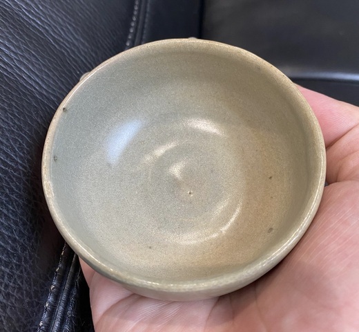 古玩陶瓷元代青釉碗真品鑒賞圖