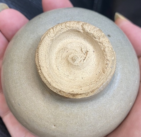 古玩陶瓷元代青釉碗真品鑒賞圖