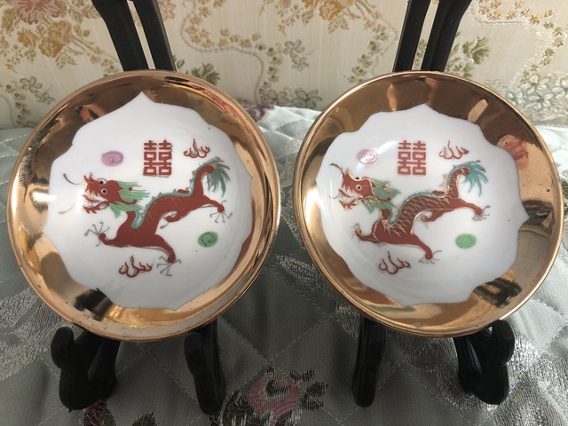 古玩陶瓷龍紋盤真品鑒賞圖