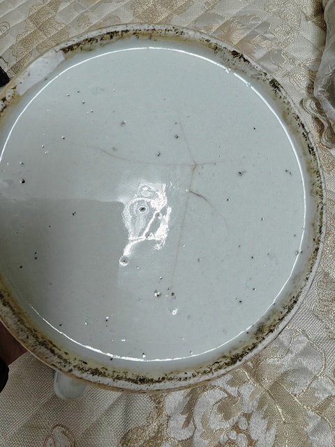 古玩陶瓷清中期青花茶壺真品鑒賞圖