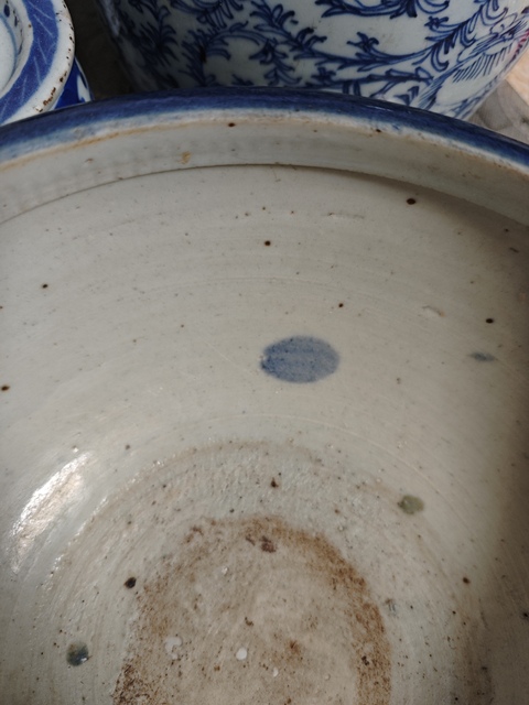 古玩陶瓷祭藍釉香爐真品鑒賞圖
